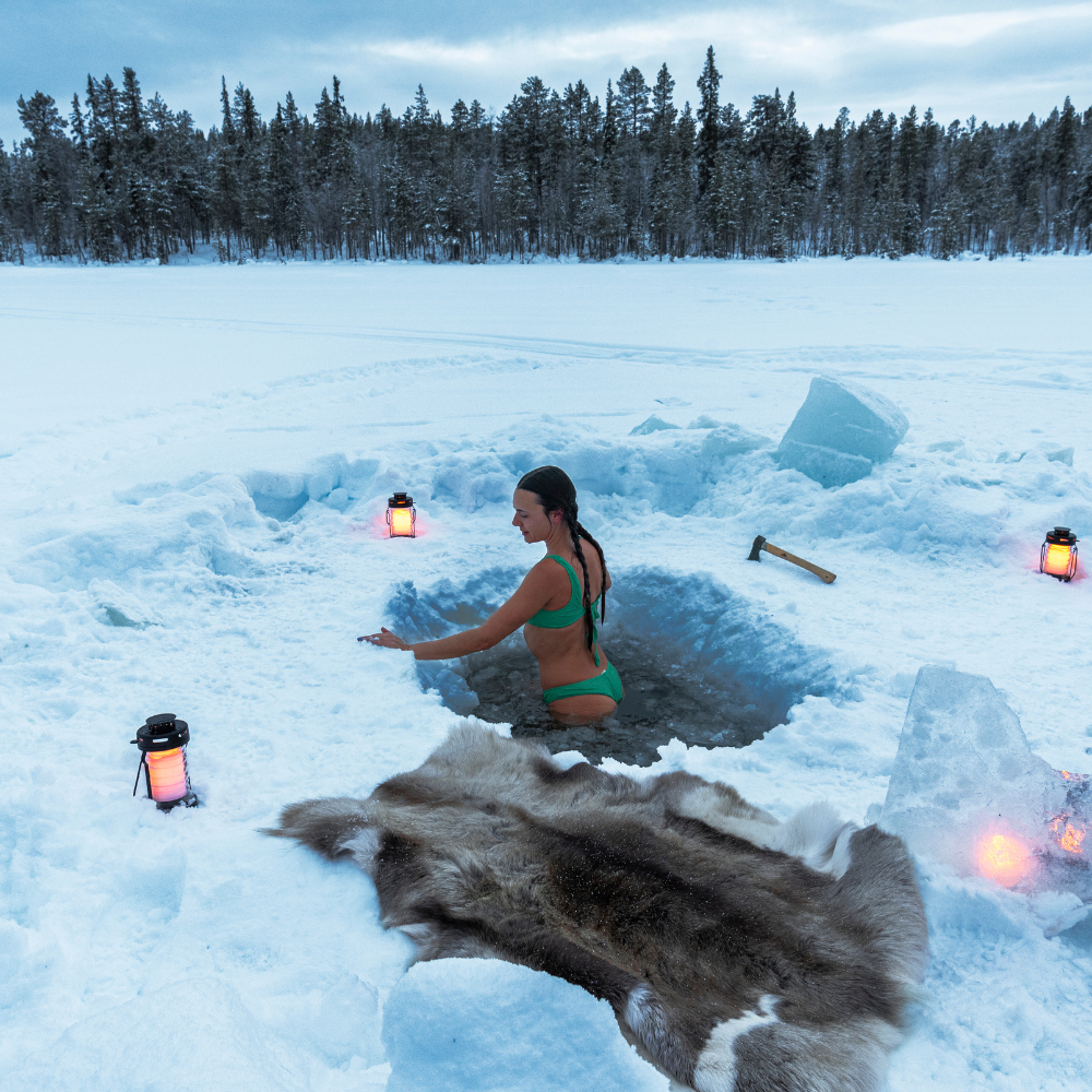 bain glacé : activité Laponie